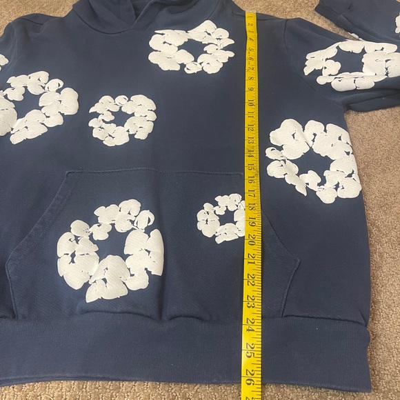 Denim Tears Men's hoodie navy blue - Picture 7 of 8